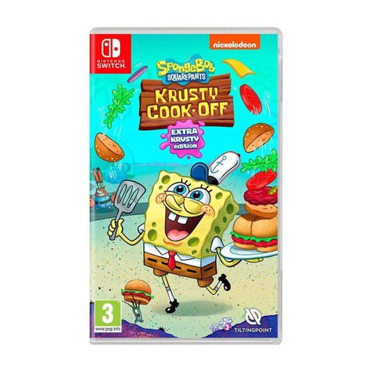 Nintendo Switch SpongeBob: Krusty Cook-Off – pilnas dėžutės viršelis