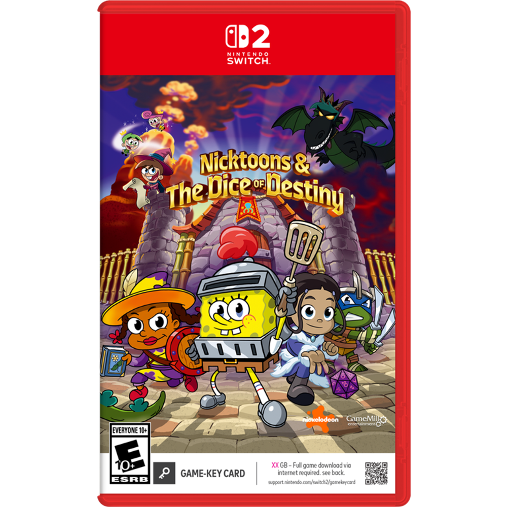 Nintendo Switch 2 Nicktoons & The Dice of Destiny – viršelis