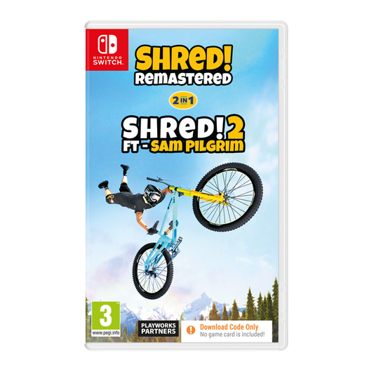 Nintendo Switch Shred! Remastered + Shred! 2 ft. Sam Pilgrim – viršelis