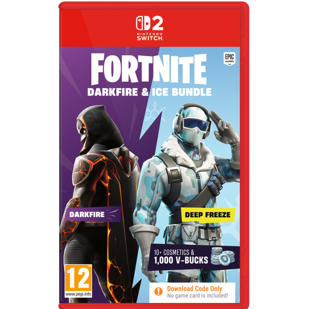 Nintendo Switch 2 Fortnite Battle Royale: Darkfire & Ice Bundle – viršelis