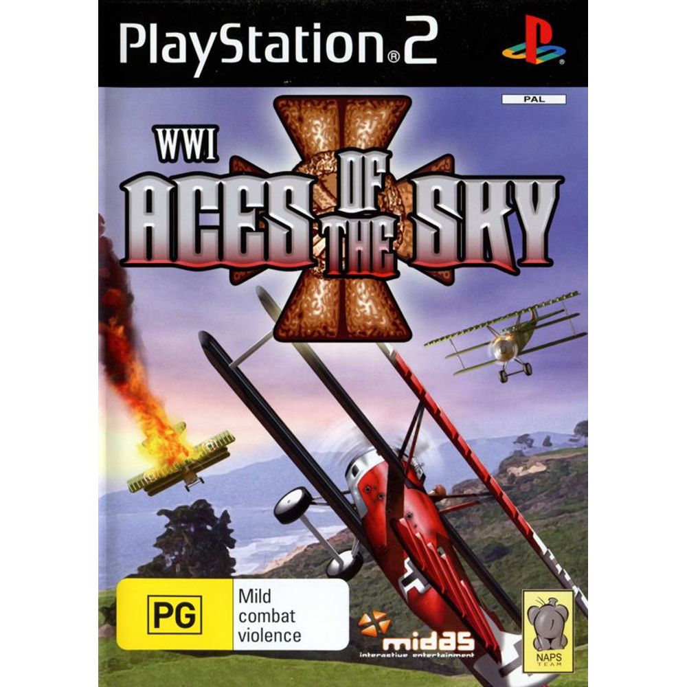 Ps2 WWI Aces of the Sky – viršelis