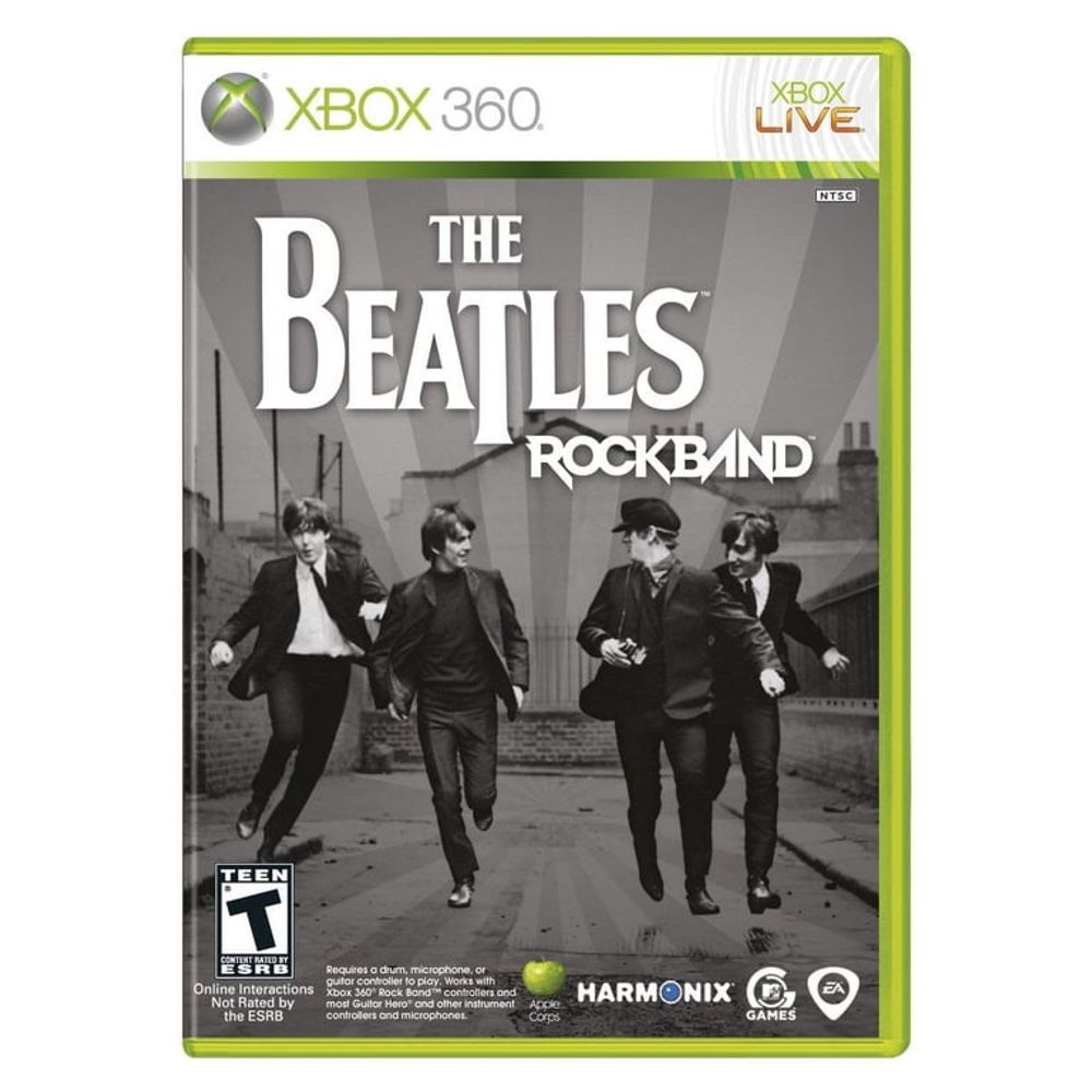Xbox 360 The Beatles: Rock Band – viršelis