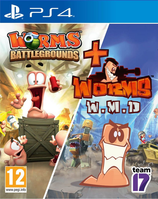 Ps4 Worms Battlegrounds + Worms W.M.D – viršelis