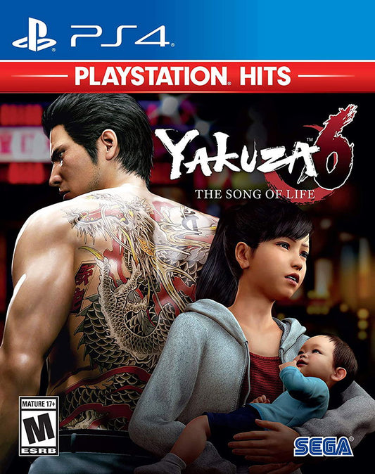 Ps4 Yakuza 6: The Song of Life – viršelis